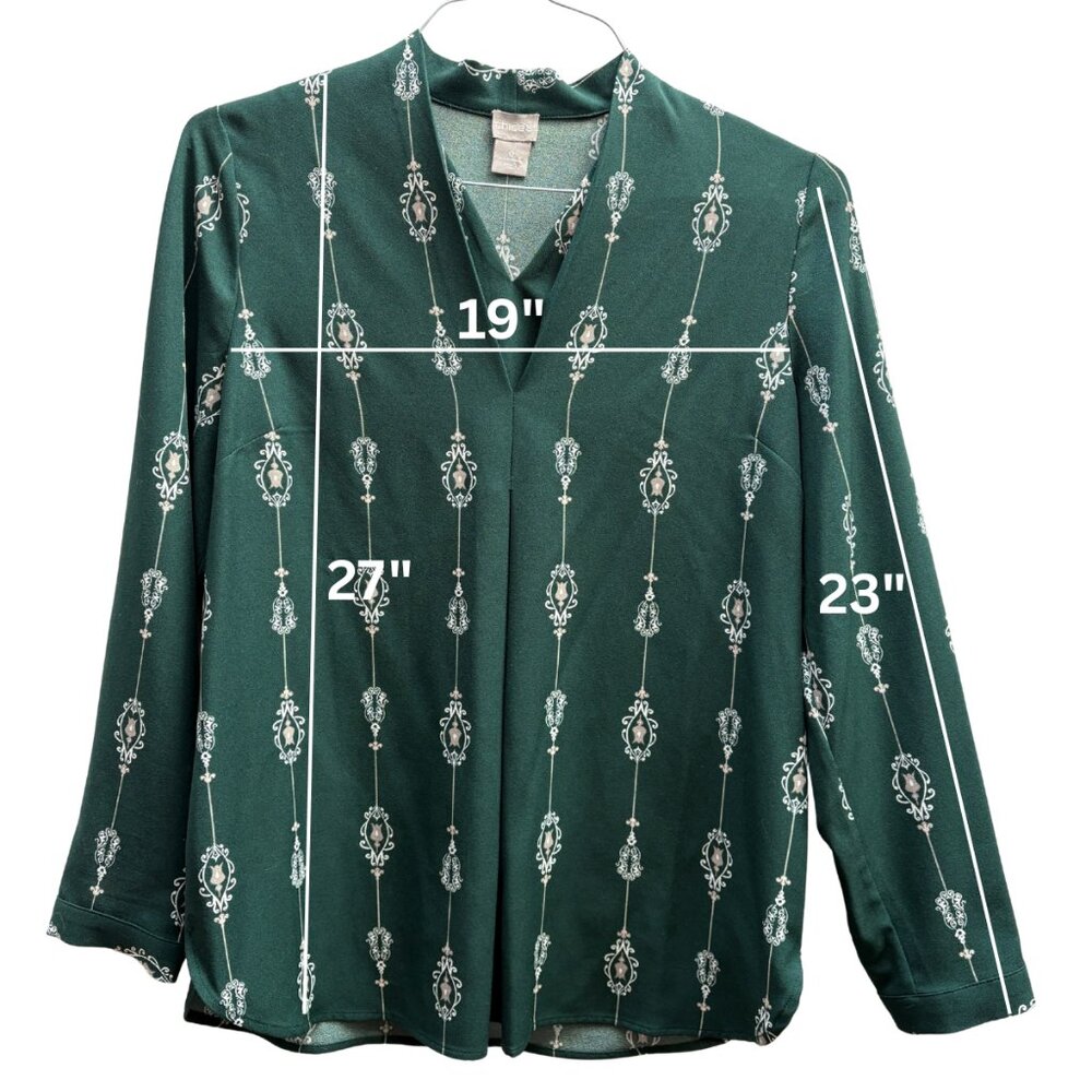 Chico’s Tunic Blouse – Size 0 - Picture 9 of 9